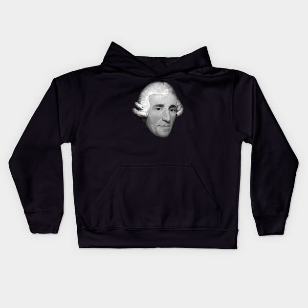 Joseph Haydn Kids Hoodie by TheMusicophile